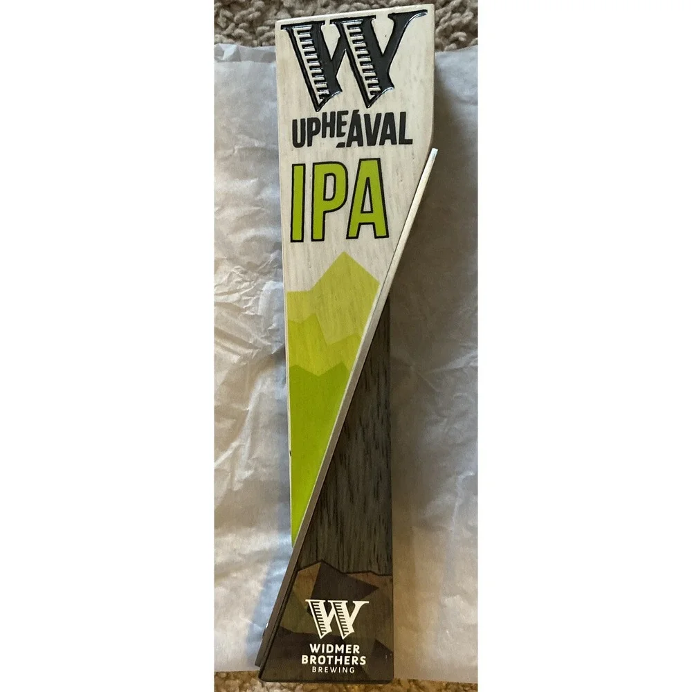 Widmer Brothers Upheaval IPA Logo Beer Tap Handle 7.25